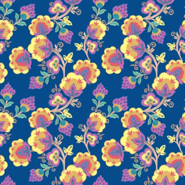 Suluboya resimlerinden esinlenilmiştir. Fantezi çiçek yaprakları orman ağacını pürüzsüz bırakır. 