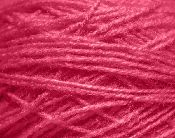 Viva Magenta Thread Texture Closeup Background Демонстрація Кольорів 2023 Року — стокове фото