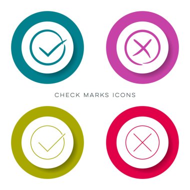 Vektör denetimi simgeleri yaratıcı modern web düğmeleri