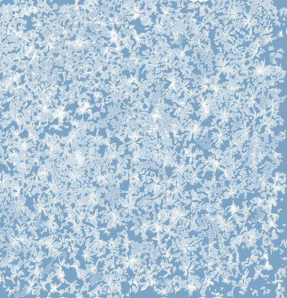 Frosted glass texture in vector illustration. Winter frost background with random icy pattern. Frozen effect for seasonal designs and Christmas