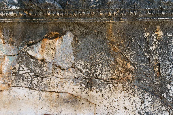 Texto Antiguo Griego Antiguo Inscripciones Pared Piedra Del Templo Cultura — Foto de Stock