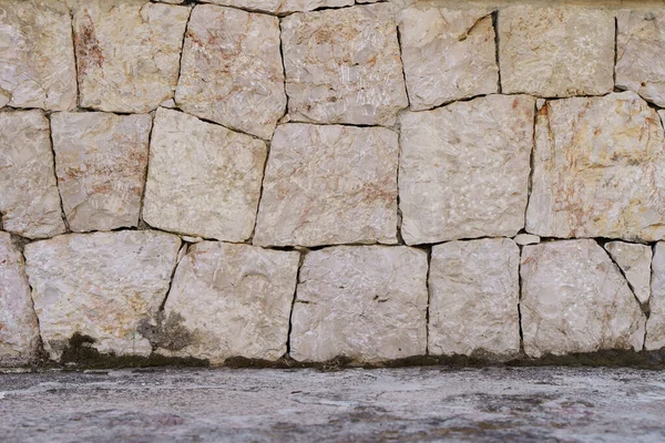 Αρχαίο Πέτρινο Φόντο Παλαιάς Υφής Λίθινο Υλικό Του Αρχαίου Κτηρίου — Φωτογραφία Αρχείου
