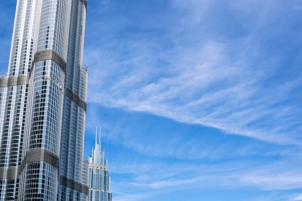 stock image Burj Khalifa in Dubai. The tallest architectural skyscraper in the UAE and the World. High quality photo