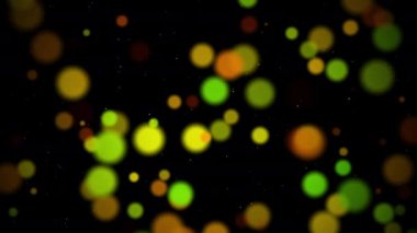 Bokeh arka planı aydınlatıyor. Sihirli parlak arka plan bulanık. Yüksek kalite 4k görüntü