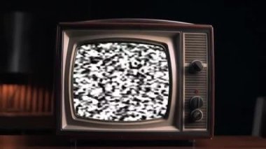 Eski TV ses ekranı arka planı. Üretici Ai ile yaratıldı. Yüksek kalite 4k görüntü