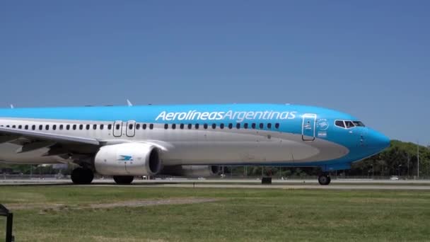 Buenos Aires Arjantin Mayıs 2023 Buenos Aires Havaalanından Kalkmadan Önce — Stok video