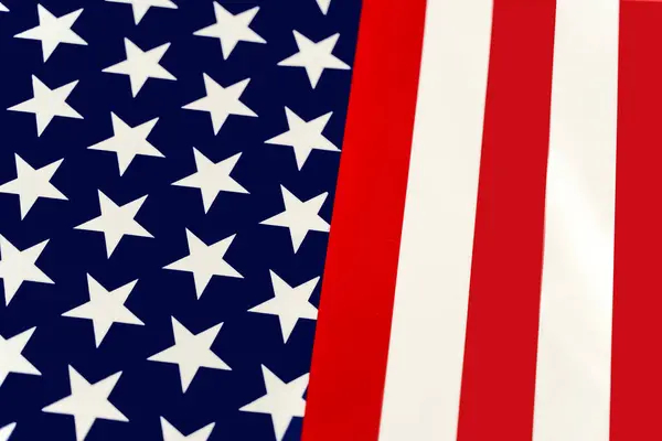 Bandeira Dos Eua Banner Fundo Bandeira Nacional Americana Ilustração Alta — Fotografia de Stock