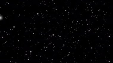 Kar yağışı kış arka planı. Boş siyah arkaplanda kar taneleri. - Evet. Yüksek kalite 4k görüntü