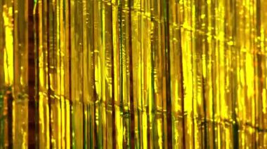 Parti Geçmişi. Altın folyo, süs ve şekerden yapılmış. Neşeli ve neşeli bir ruh hali. Yüksek kaliteli FullHD görüntüler