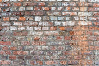 Eski tuğla duvar. Grunge tuğla işi geçmişi. Yüksek kalite fotoğraf