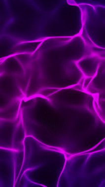 Mor elektrik dalgaları soyut 3D arka plan. Yüksek kaliteli FullHD görüntüler