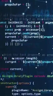 Kod metin ekranı dikey arkaplanı. İnternet teknolojileri kavramının gelişimi. Yüksek kaliteli FullHD görüntüler