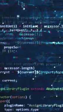 Yazılım ekranı dikey teknolojisi didgital arka plan. Yüksek kaliteli FullHD görüntüler