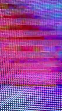 TV ekranı soyut arızalı renk arkaplanı. Yüksek kaliteli FullHD görüntüler