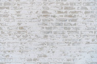 Eski beyaz tuğla duvar arka planı. Taş duvardaki eski alçı. Yüksek kalite fotoğraf