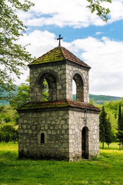 Gürcistan Ortodoks Kilisesi Mimarisi. Kafkas Kültürü. Yüksek kalite fotoğraf