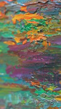 Renkli Boya Vuruşları sanat geçmişi. Yüksek kaliteli FullHD görüntüler