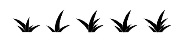 Aloe Vera Logotyp Vektor Ikonen Koncept Aloe Vera Ikoner Som — Stock vektor