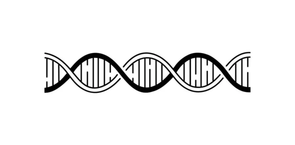 Ciencia Símbolo Dna Icono Conjunto Hélice Adn Cromosoma Símbolo Molécula Vector de stock