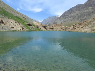 Ladakh, India - 14 July 2021 : Ladakhi landscape and beautiful scenery in india.