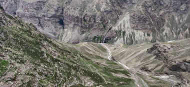 Himachal, India - July 11th, 2022 : Beautiful Landscape of Himalayan Range, Mountains in India, Nature Photo