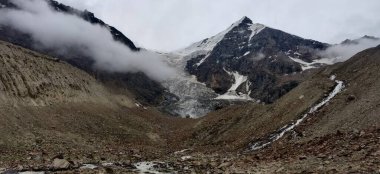 Himachal, India - July 11th, 2022 : Beautiful Landscape of Himalayan Range, Mountains in India, Nature Photo