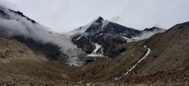 Himachal, India - July 11th, 2022 : Beautiful Landscape of Himalayan Range, Mountains in India, Nature Photo