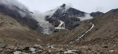 Himachal, India - July 11th, 2022 : Beautiful Landscape of Himalayan Range, Mountains in India, Nature Photo