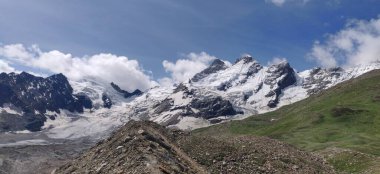 Himachal, India - July 11th, 2022 : Beautiful Landscape of Himalayan Range, Mountains in India, Nature Photo