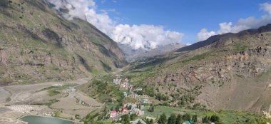 Himachal, India - July 11th, 2022 : Beautiful Landscape of Himalayan Range, Mountains in India, Nature Photo