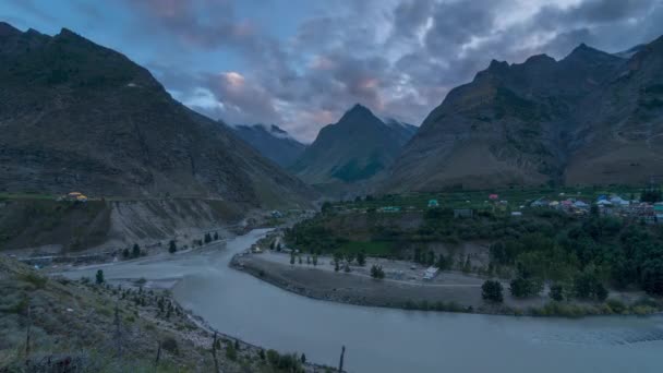 Günbegün Zaman Geçiyor Himalayalar — Stok video