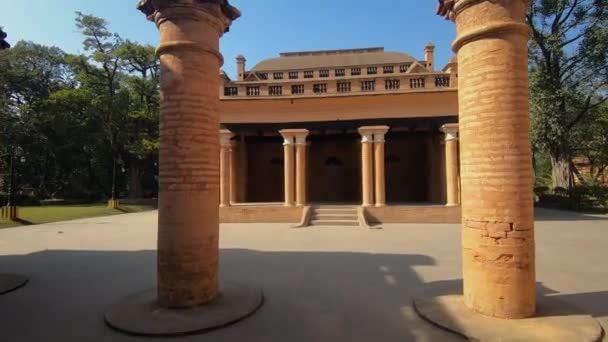 Заброшенная Крепость Кангла Манипуре — стоковое видео