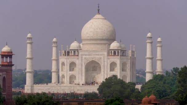 Taj Mahal Timelapse Durante Día — Vídeos de Stock