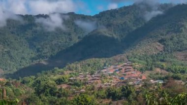 Arunachal, Hindistan 'ın Timelapse köyü