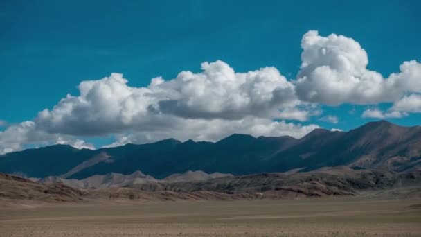 Timelapse Des Nuages Dans Vallée Hanle Ladakh — Video