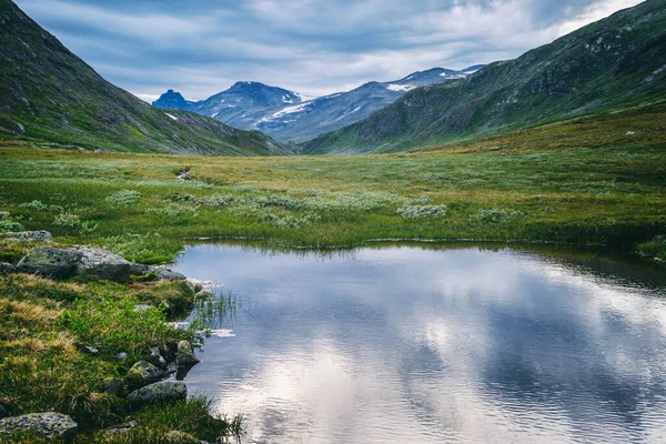 Krajobraz Norwegii Park Narodowy Jotunheimen Cel Podróży — Zdjęcie stockowe