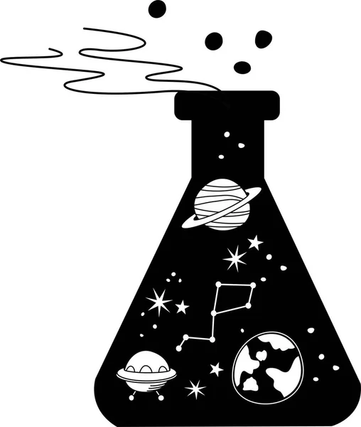 space lab icon vector isolated on white background