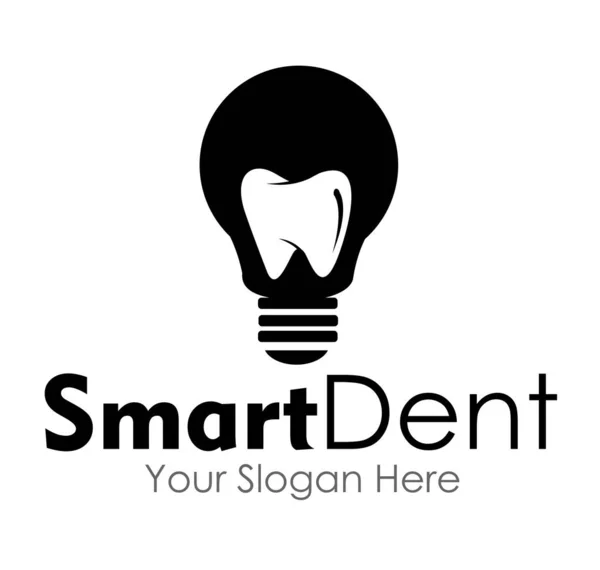 Smart dent logo design vector