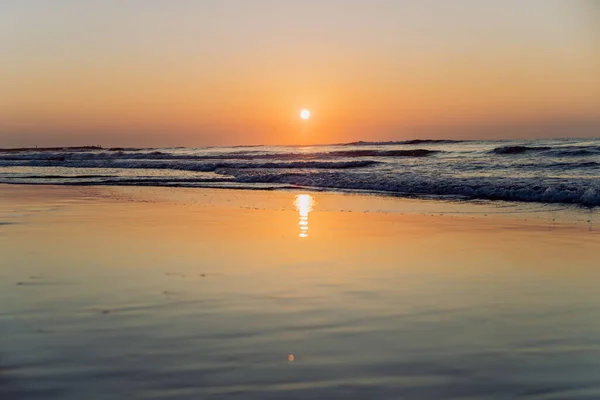 Landscape Sea Sunset Beach — Zdjęcie stockowe