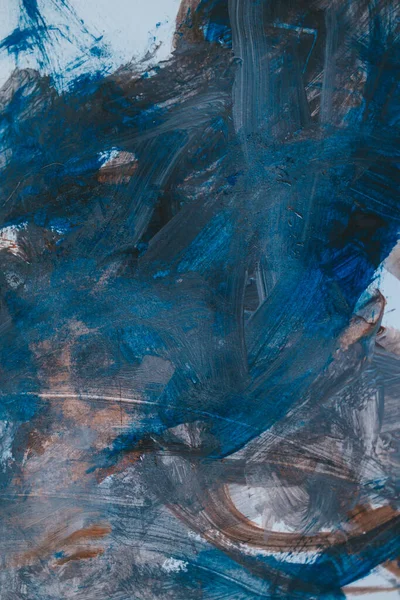 Художнє Фонове Зображення Абстрактний Живопис Полотні Пофарбований Пензлем Темперської Фарби — стокове фото