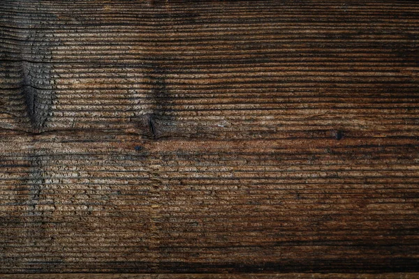 深褐色木纹的特写纹理 天然木板背景设计和装饰 硬木表面的高质量图像 — 图库照片