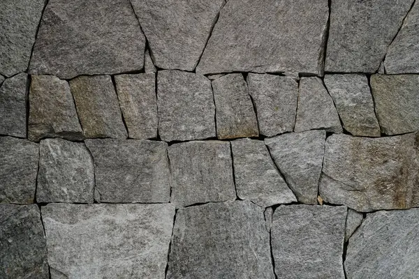 Close Texture Stone Paving Wall Stone Cladding Facade Building Natural — Stock Photo, Image