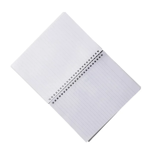 Closed Paper Notebook Coil Binding Spiral Bound Journal Realistic Photography — Stock Photo, Image