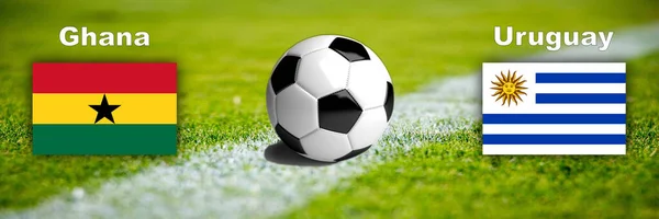 Fussball Weltmeistschaft2022 Spiel Ghana Uruguy — ストック写真