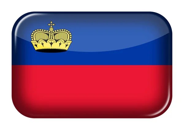 Liechtenstein 아이콘 사각형 그림을 — 스톡 사진