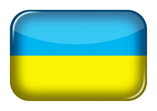 일러스트와 우크라이나 아이콘 사각형 — 스톡 사진