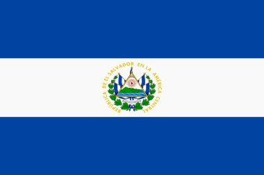 Bir El Salvador bayrak arkaplan illüstrasyonu