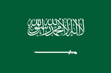 Bir Suudi Arabistan bayrak arkaplan çizimi