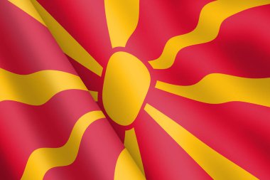 A Flag of Macedonia background illustration large file