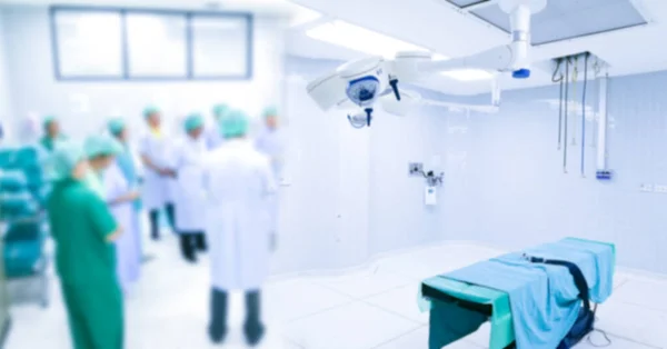 病院のコンセプトの手術室背景画像のぼかし — ストック写真